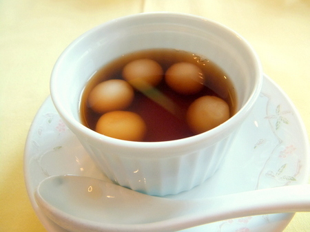 【札幌パークホテル】「白玉団子の紅茶生姜風味の甘汁」
