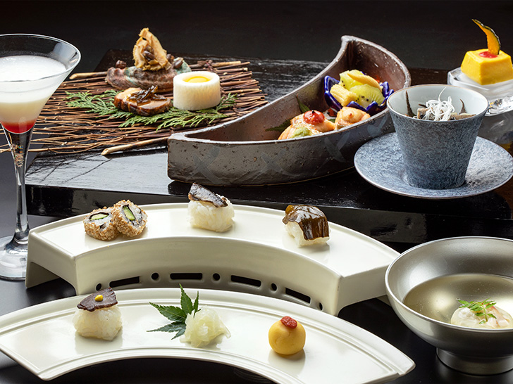 章月グランドホテルのワンランク上の会席料理