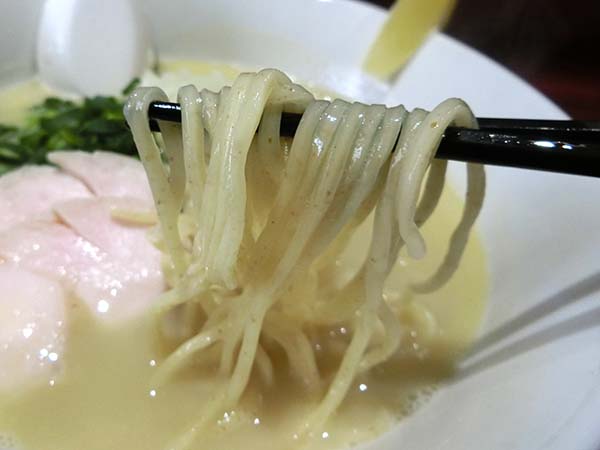 白湯soba（塩）の麺