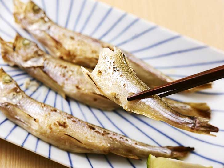 おいしそうな岡嶋の生干ししゃも大メスの写真です