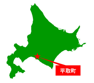 平取町の地図