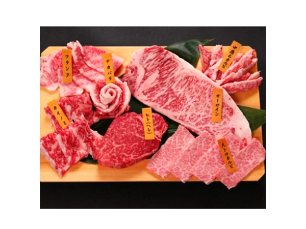 ウエムラ牧場　白老牛焼肉7種盛　白老
