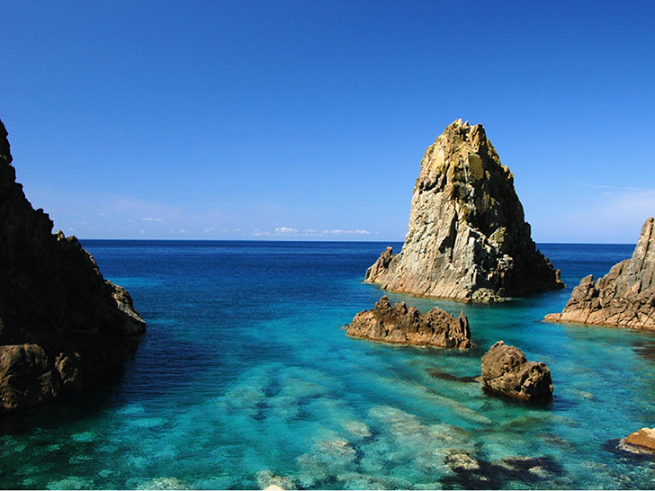 奥尻の海