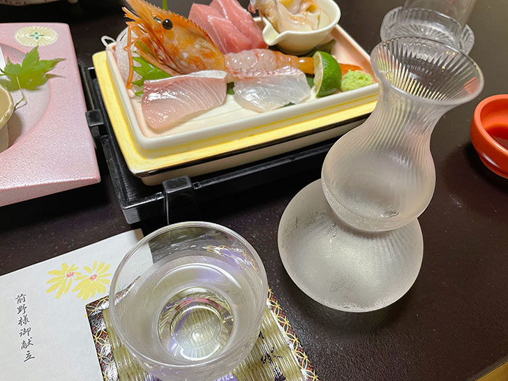夕食・日本酒