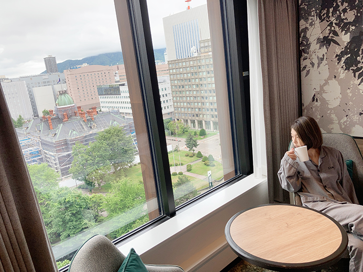 ソラリア西鉄ホテル札幌の客室からの眺め