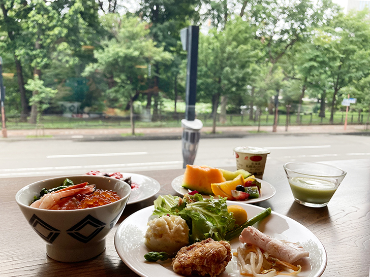 ソラリア西鉄ホテル札幌の朝食レストラン