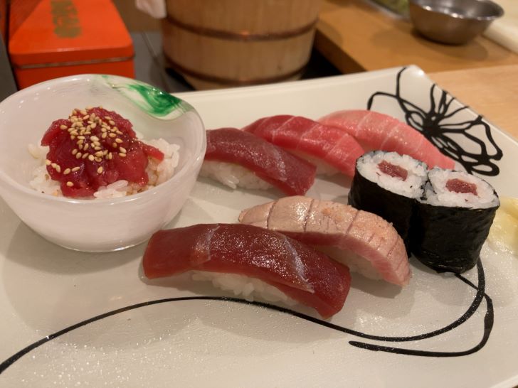 寿司コース1皿目