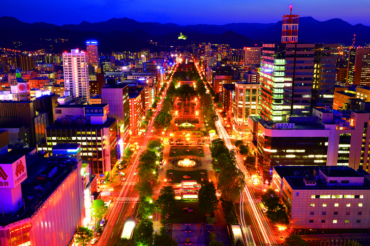 札幌テレビ塔からの夜景