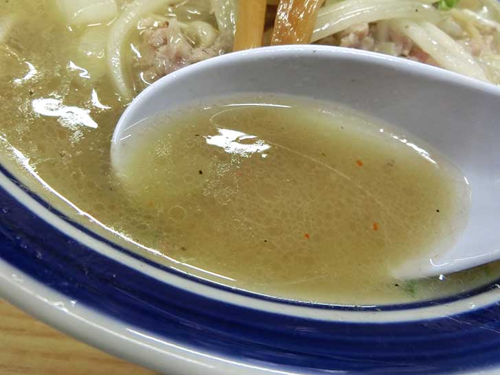 味の三平のスープ