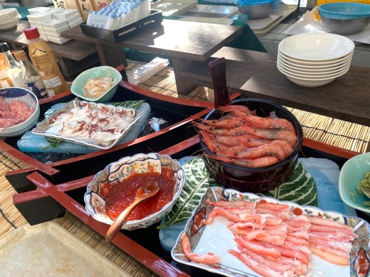 ロイトン札幌　朝食　海鮮