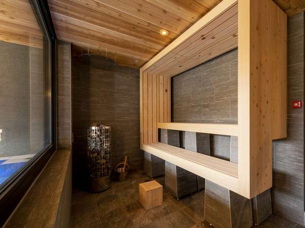 展望貸切サウナ「saunoa room」付特別室のサウナ室