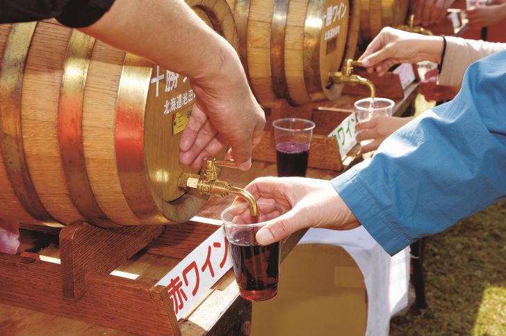池田町秋のワイン祭り　ワインコーナー