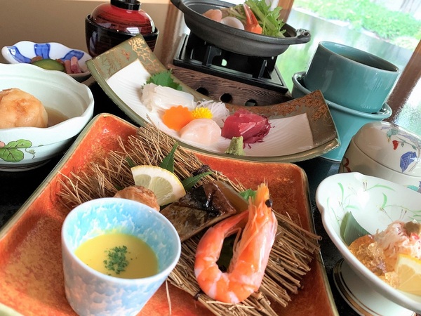 函館湯の川温泉花びしホテルの夕食