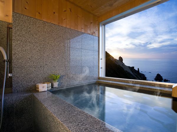 ホテルノイシュロス小樽の客室風呂