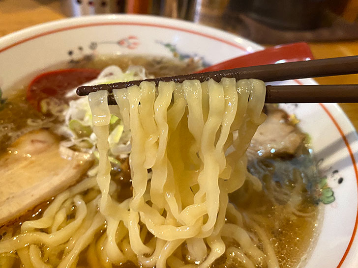 らーめん心繋　喜多方ラーメン　麵