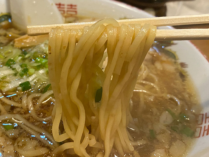 朱華園　香味中華そば　麵