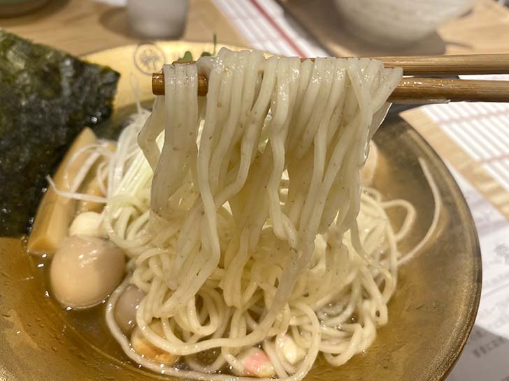 麺屋竹蔵　ホタテ塩　麵