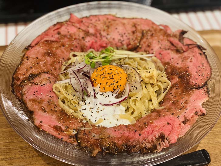 MEN in EZO　プレミアムまぜSOBA ローストビーフ