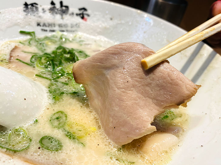 麺鍾馗　鶏塩白湯　チャーシュー