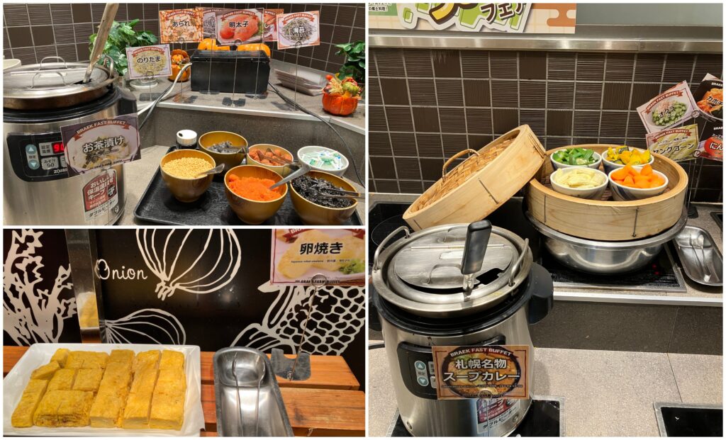朝食ビュッフェ