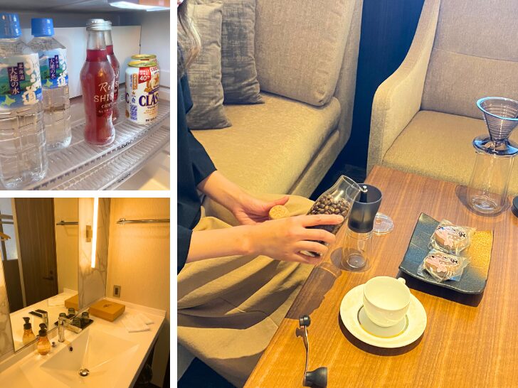 レイクトーヤ　客室　コーヒー