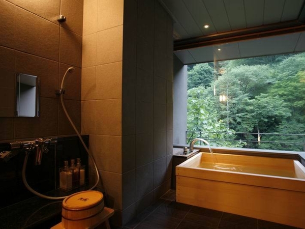 登別温泉郷 滝乃家 客室風呂