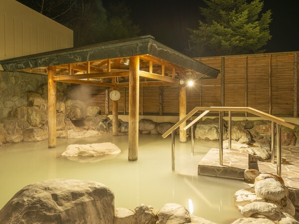 登別万世閣 露天風呂