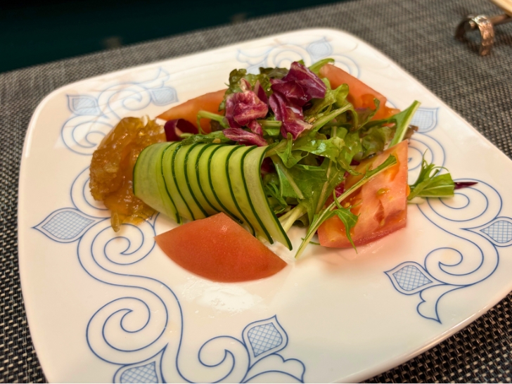 桃源郷_平取フェアランチ_サラダ