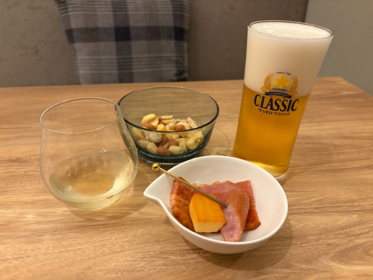 グレイスリー札幌_エグゼクティブラウンジ_おつまみ