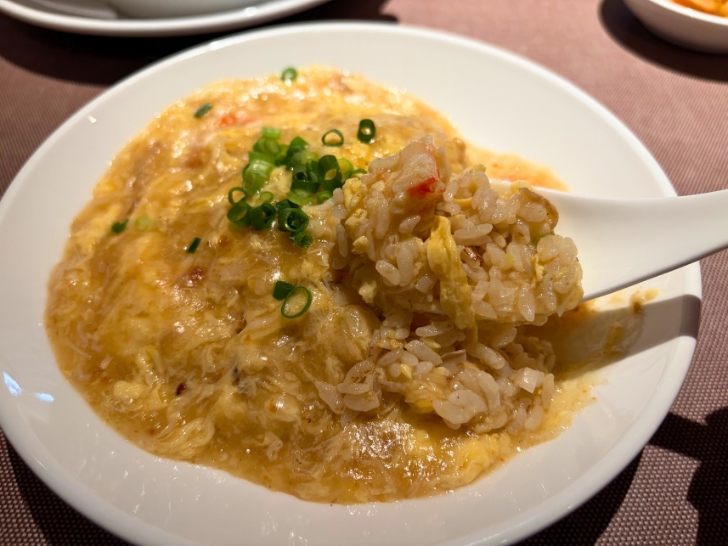 美麗華‗温旬特別ランチ_上海蟹味噌あんかけ炒飯
